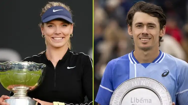 BREAKING NEWS:Power couple Katie Boulter and Alex de Minaur double up again with matching title success